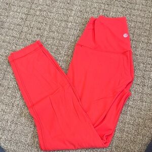 lululemon athletica Kids Bright Red Leggings